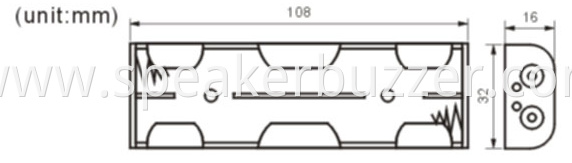 FBCB1194-1 battery holder